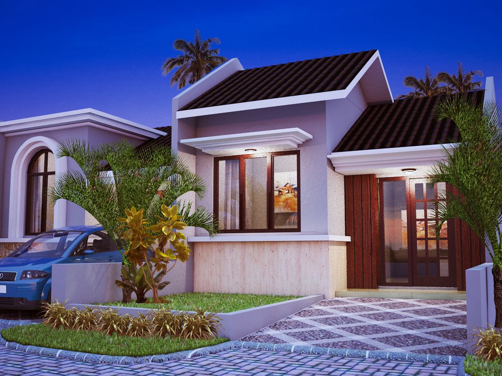 foto tampak rumah tipe 38 perumahan PERUMAHAN ATRANI RESIDENCES
