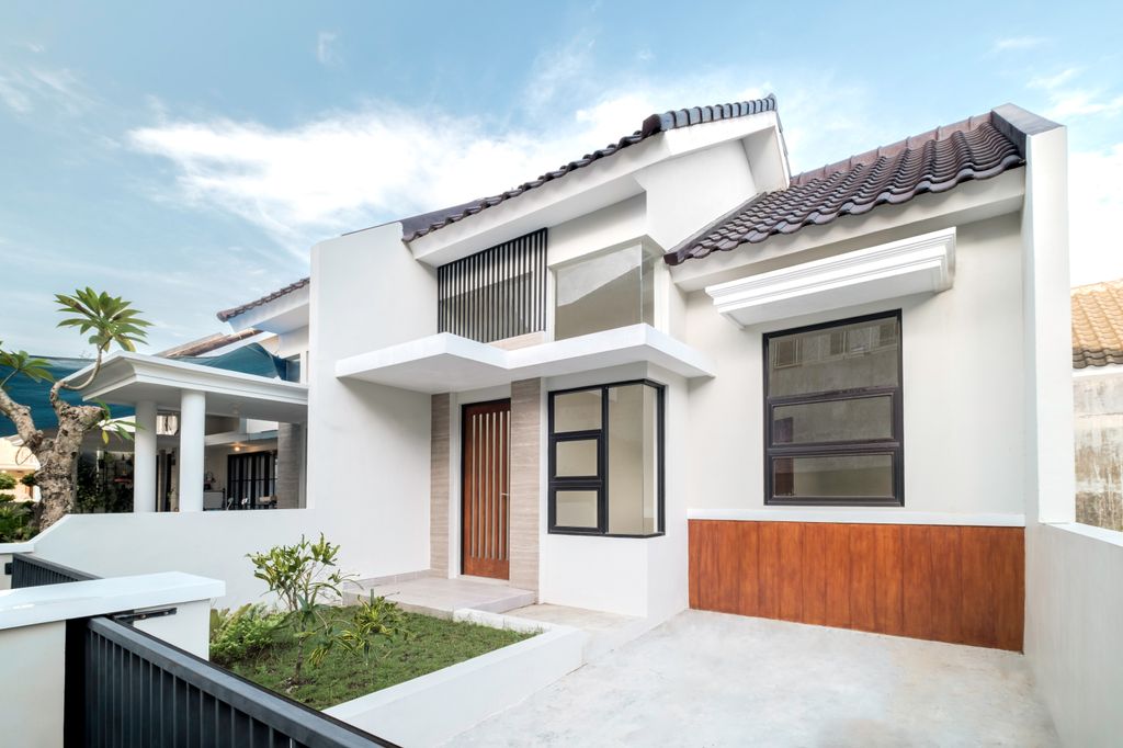 foto tampak rumah tipe 45 perumahan PERUMAHAN ATRANI RESIDENCES