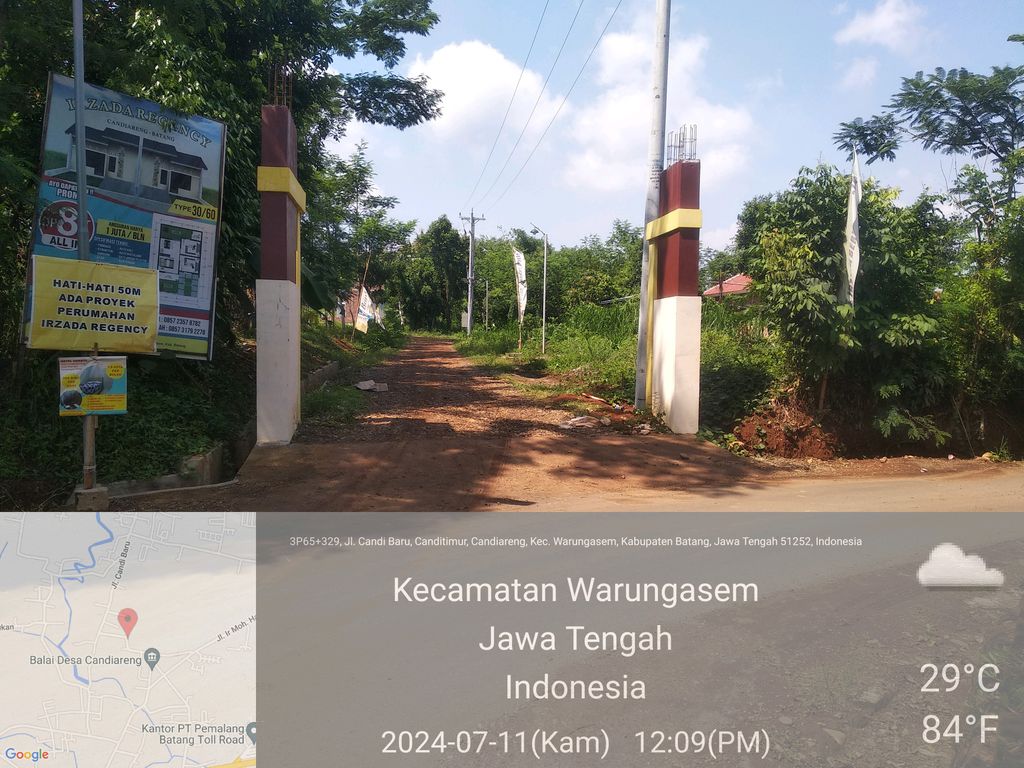 foto gerbang perumahan IRZADA REGENCY