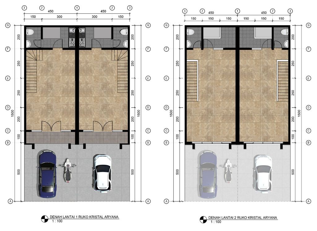 foto denah rumah tipe RUKO T.83/45 perumahan ARYANA KARAWACI 3