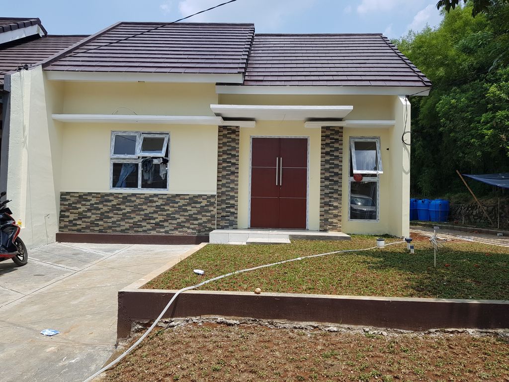 foto tampak rumah tipe 43/126 (Tahun 2024) perumahan Sawangan Residence Ideal