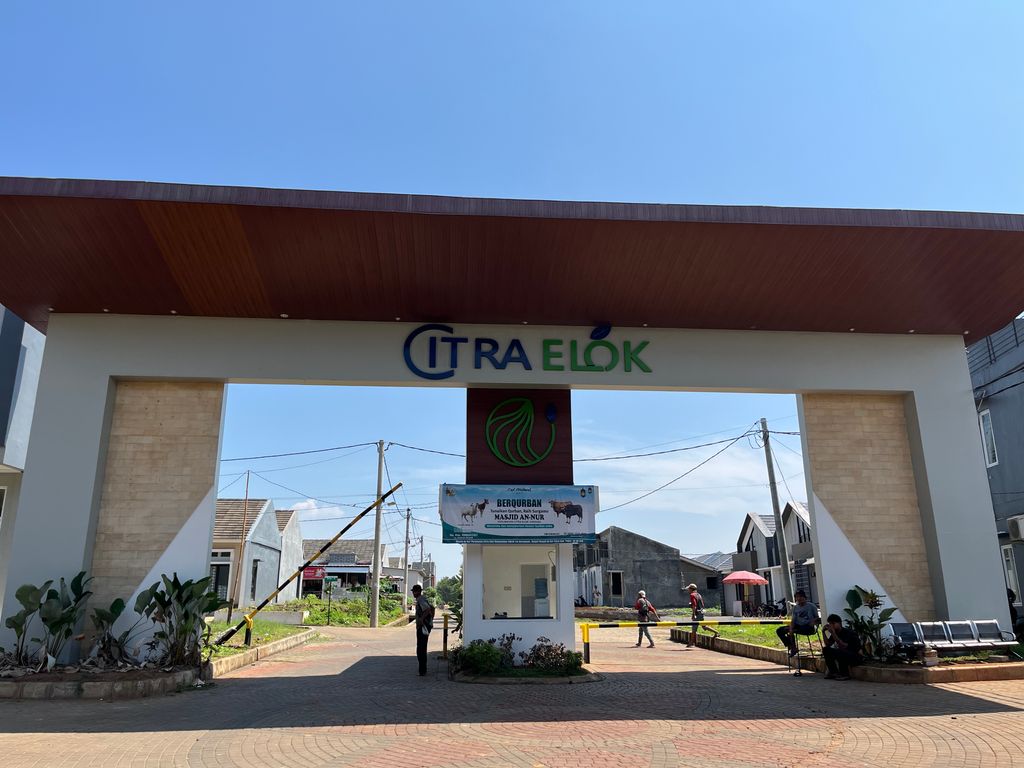 foto gerbang perumahan Citra Elok