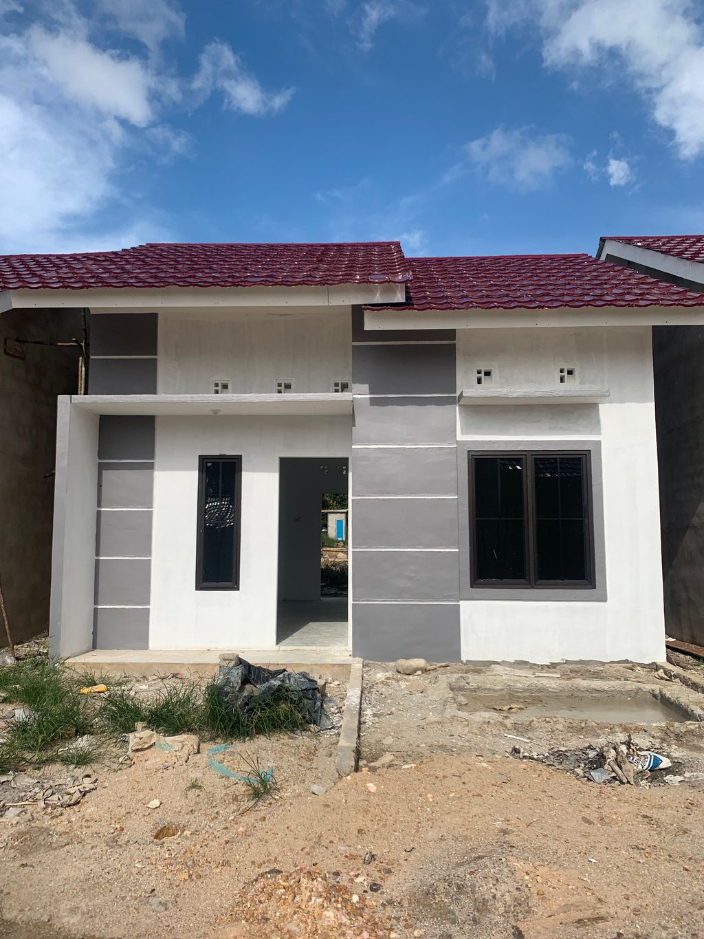 foto tampak rumah tipe 36 perumahan KALENDRA RESIDENCE