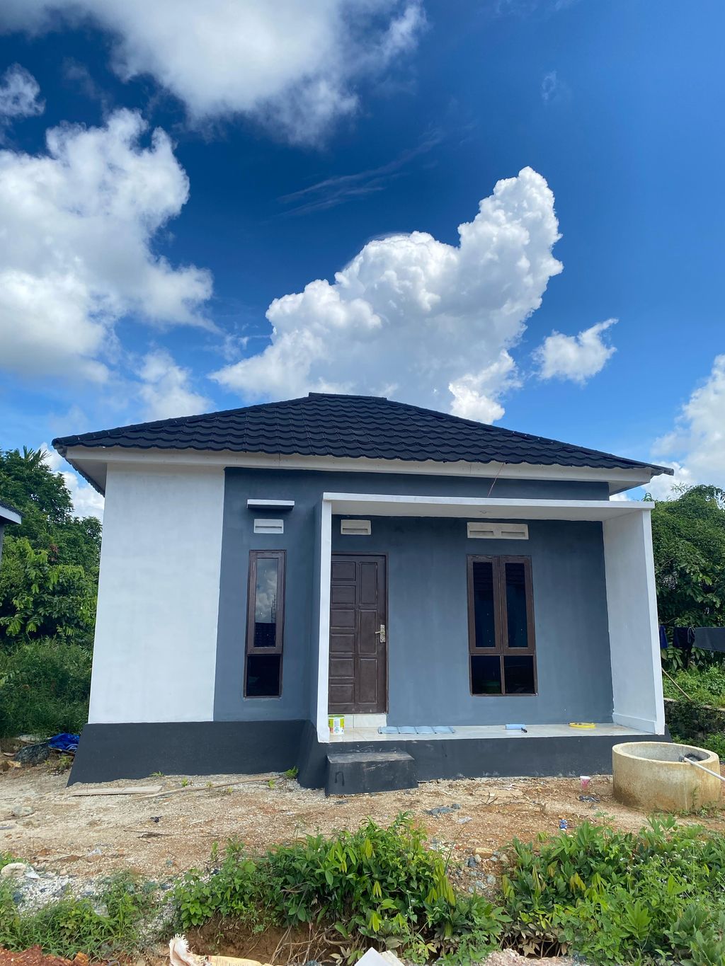 foto tampak rumah tipe 36/150 perumahan PANDANSARI RESIDENCE