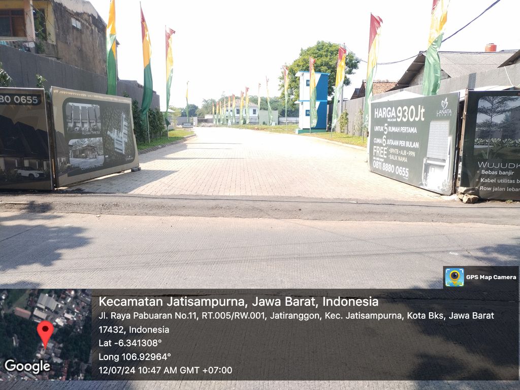 foto gerbang perumahan LANATA ESTATE