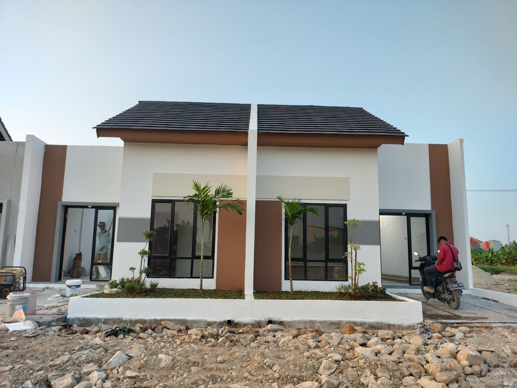 foto tampak rumah tipe 25/60 perumahan KEANDRA LAGOON