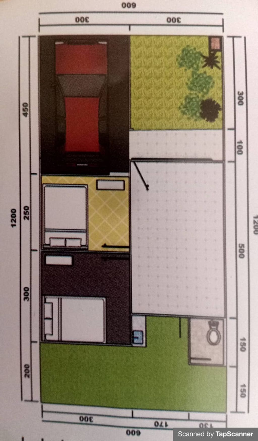 foto denah rumah tipe 36 perumahan GRIYA CEMERLANG 5 TAHAP 3