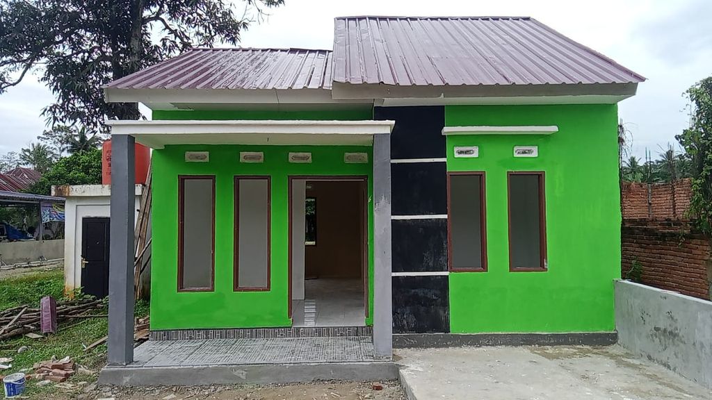 foto tampak rumah tipe 36 perumahan PUTRI AULIA RESIDENCE