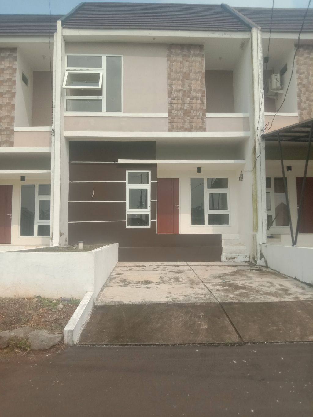 foto tampak rumah tipe 55/78 (Tahun 2024) perumahan Sawangan Residence Ideal