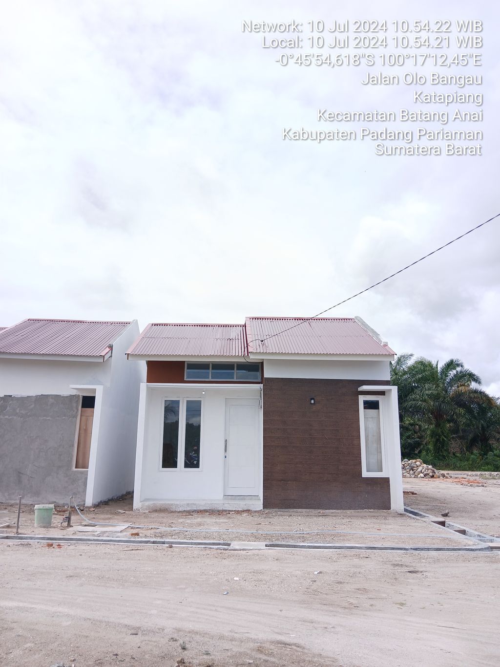 foto tampak rumah tipe 36 perumahan MENARA BUMI ASRI 5