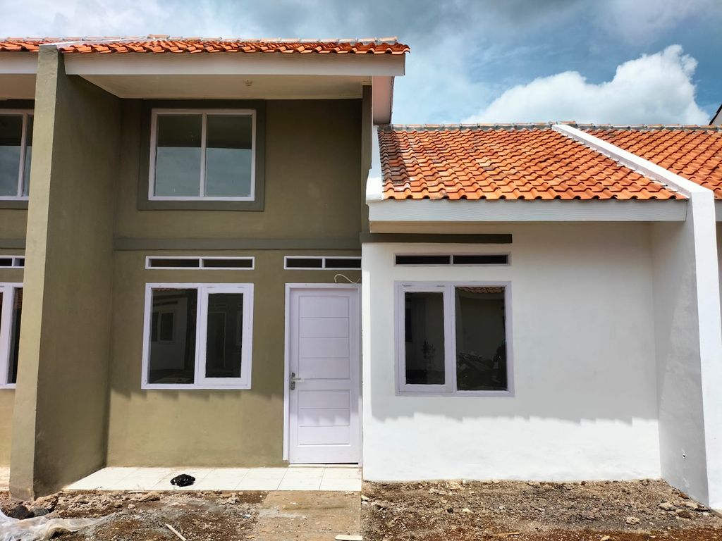 foto tampak rumah tipe SUBSIDI perumahan PERUMAHAN SUKAMULYA REGENCY
