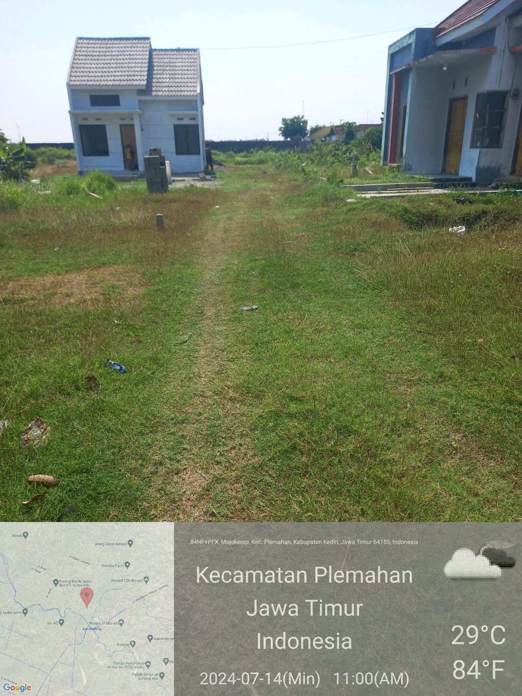 foto posisi tengah perumahan PESONA MOJOKEREP REGENCY