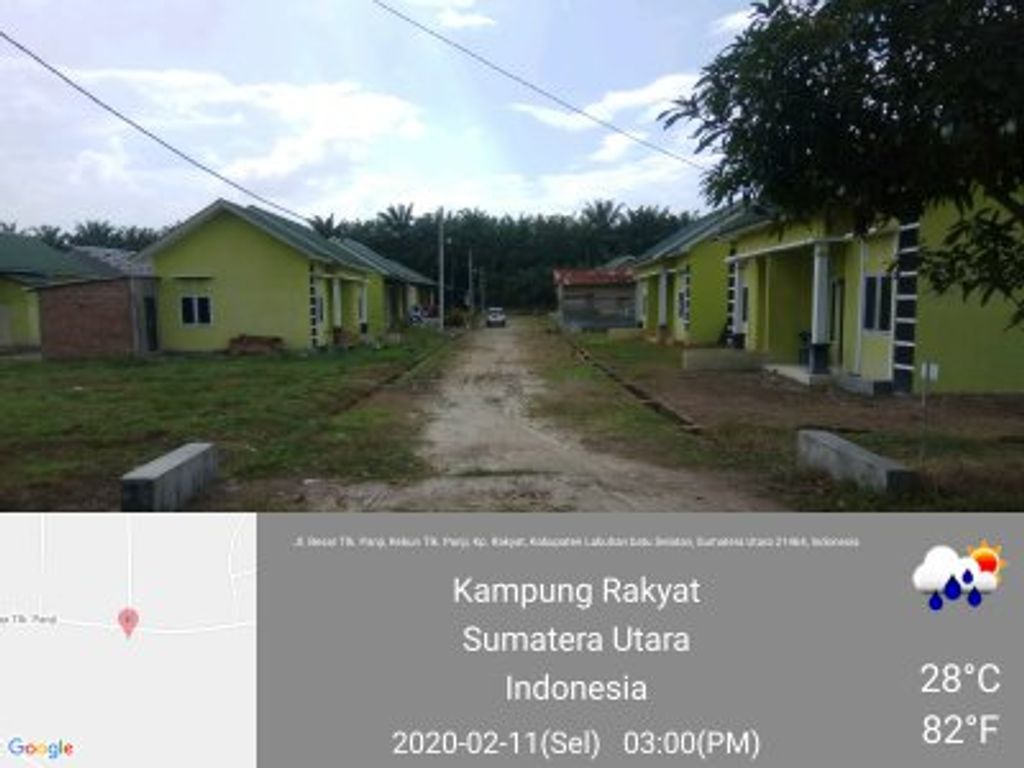foto posisi tengah perumahan PANE INDAH