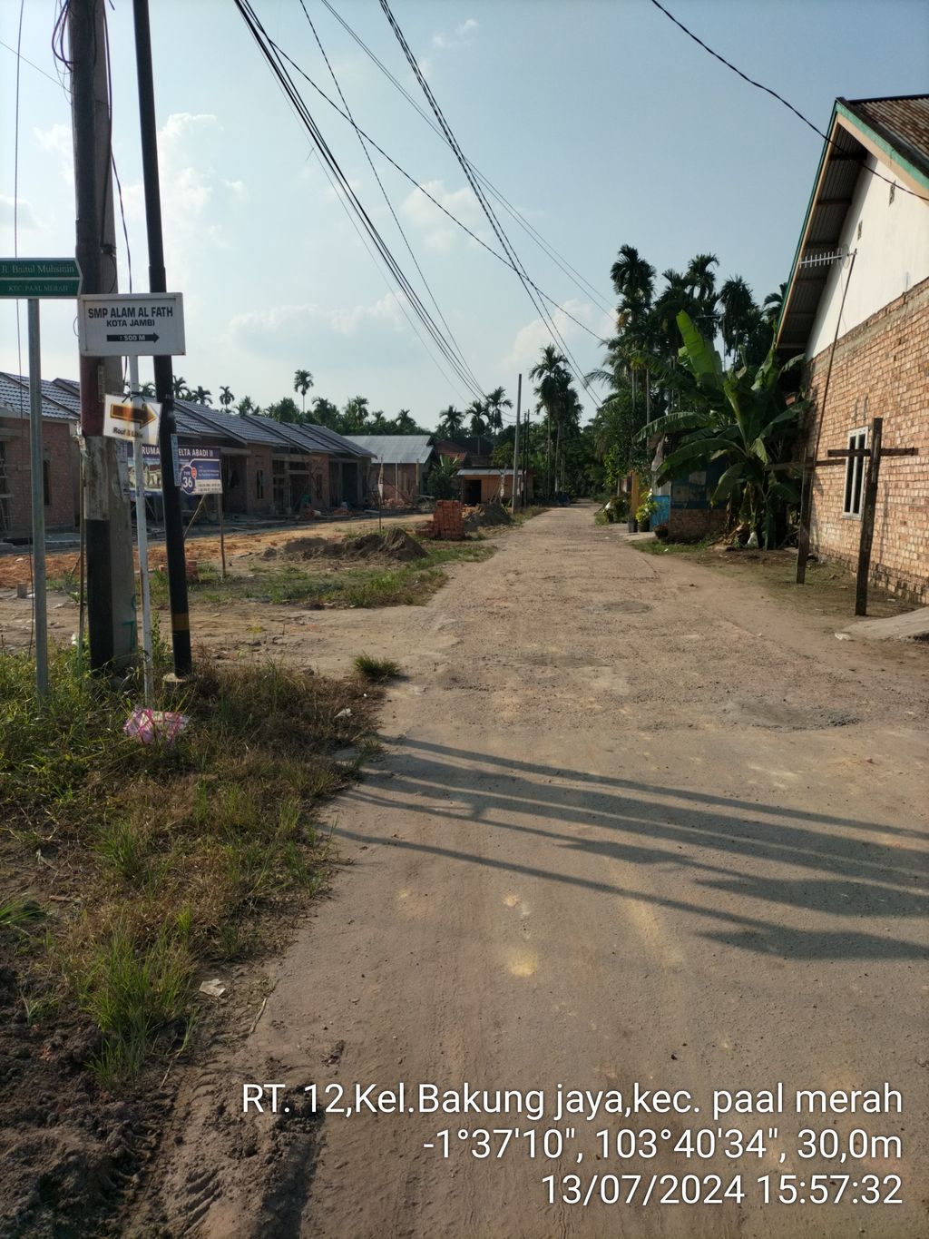 foto gerbang perumahan DELTA ABADI II
