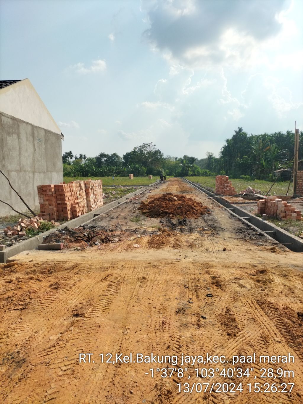 foto posisi tengah perumahan DELTA ABADI II