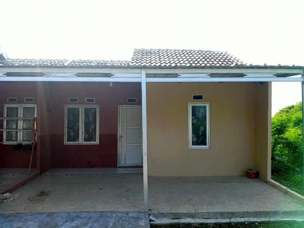 foto tampak rumah tipe 29/60 perumahan RAKA RESIDENCE