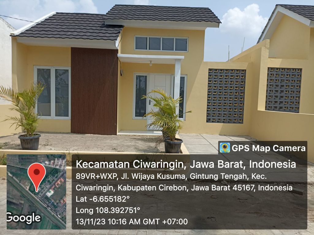 foto tampak rumah tipe 36/64 perumahan Taman Sakura 