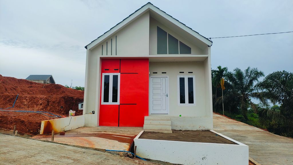 foto tampak rumah tipe 36 subsidi perumahan JOGLO KEDATON