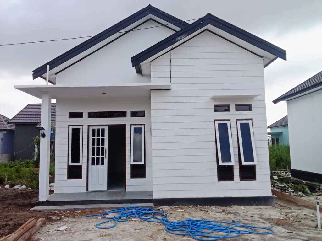 foto tampak rumah tipe 36 perumahan HUMA BATUAH MARAJAKI II