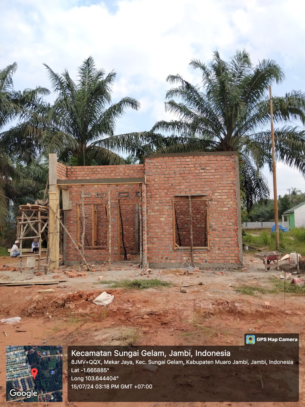 foto contoh rumah perumahan Kencana Asri Blok AA