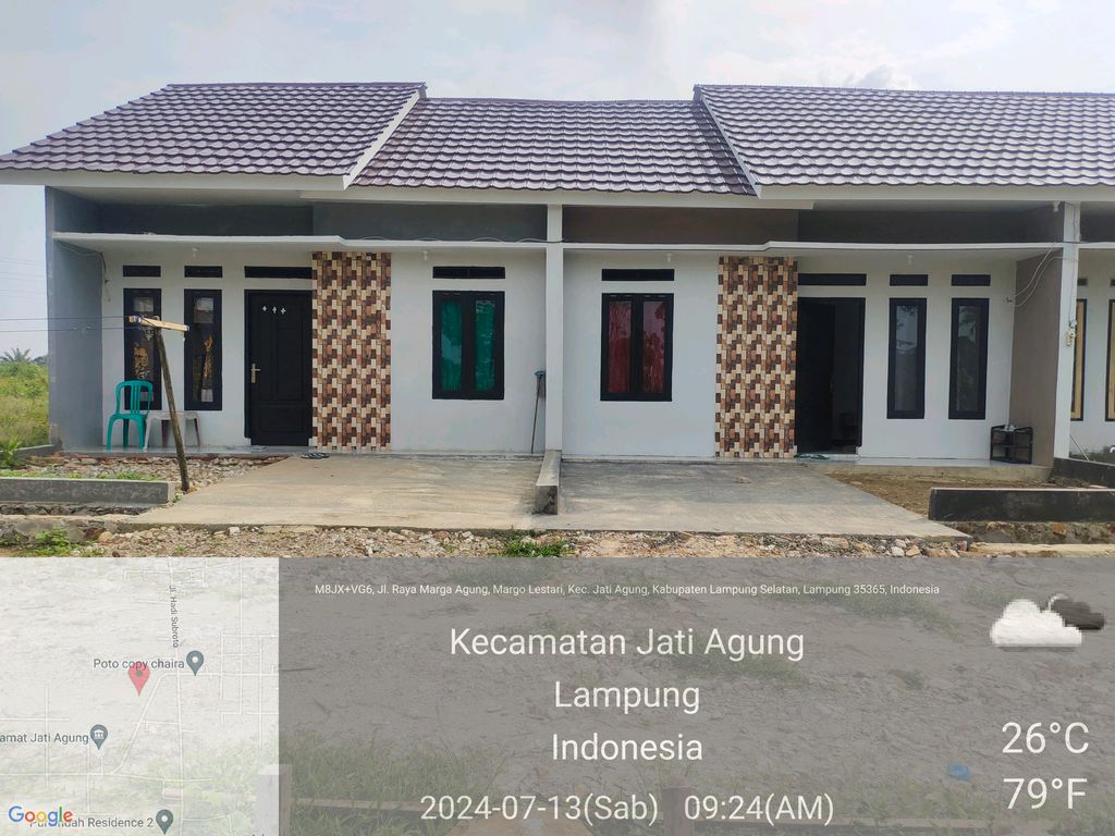 foto tampak rumah tipe Rumah Tapak perumahan Nusantara Garden 1
