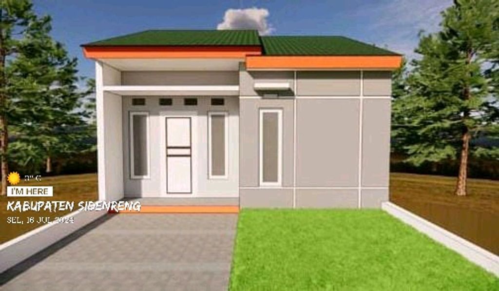 foto gerbang perumahan BLACK CAPTAIN RESIDENCE