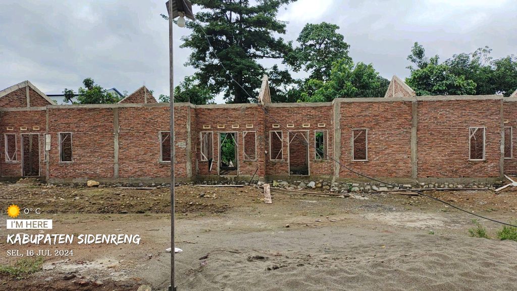 foto posisi tengah perumahan BLACK CAPTAIN RESIDENCE