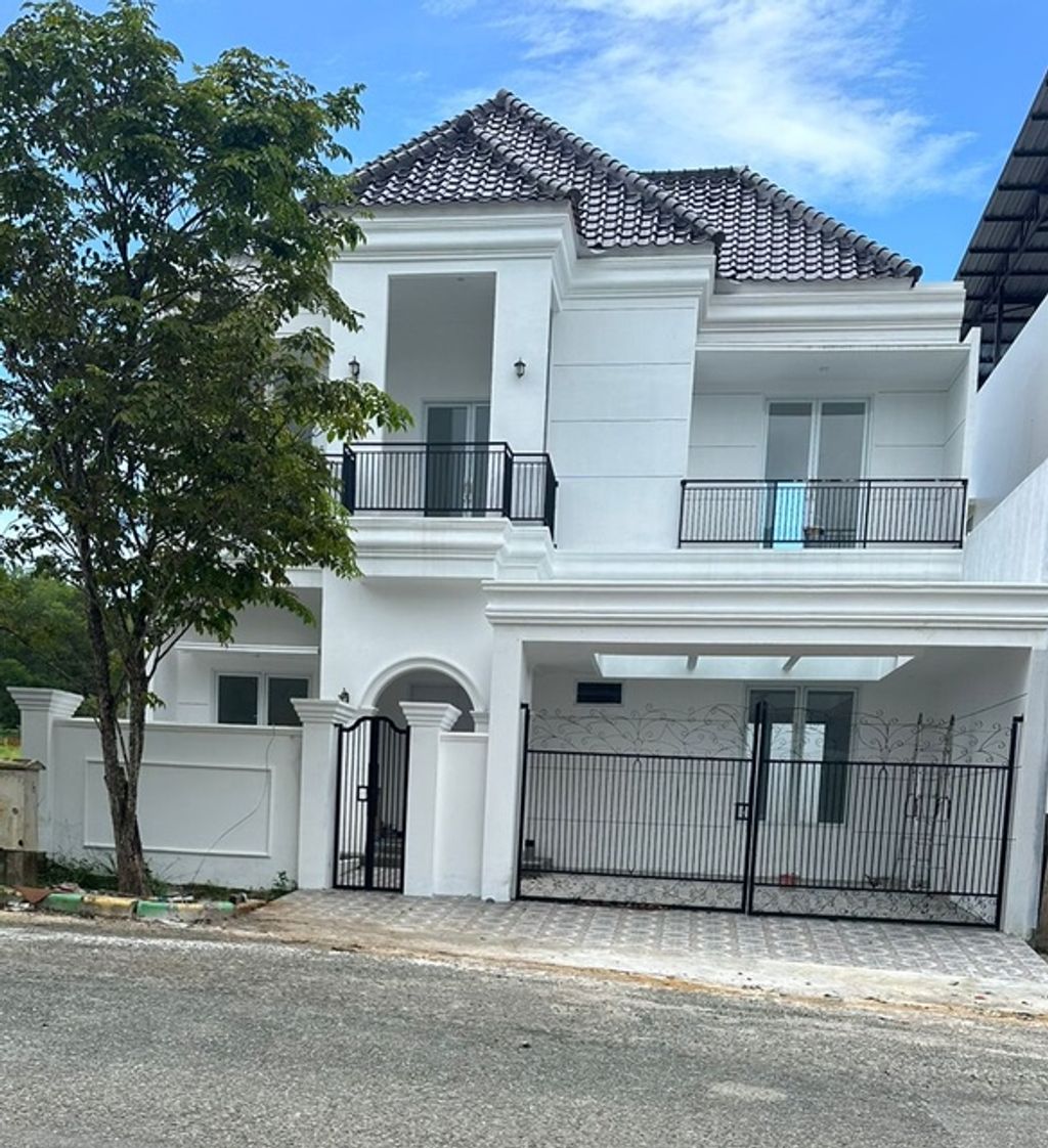 foto tampak rumah tipe Grape perumahan Daun Village