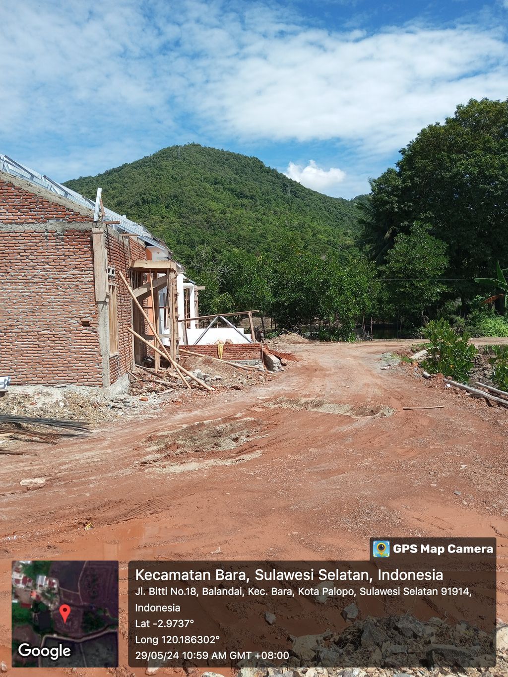 foto posisi tengah perumahan AMEENA RESIDENCE