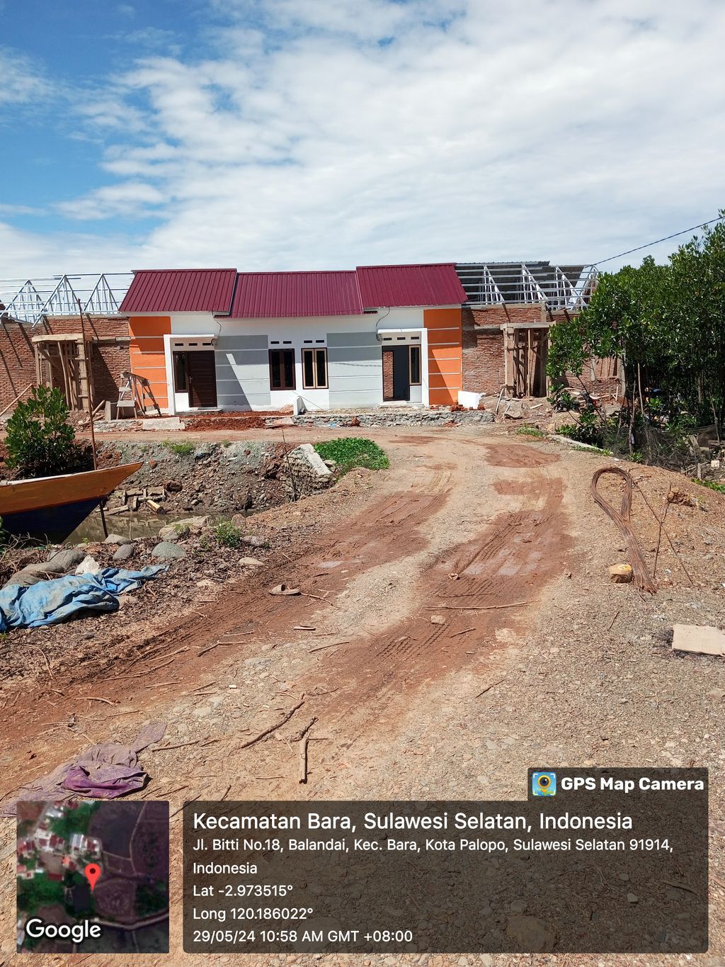 foto gerbang perumahan AMEENA RESIDENCE