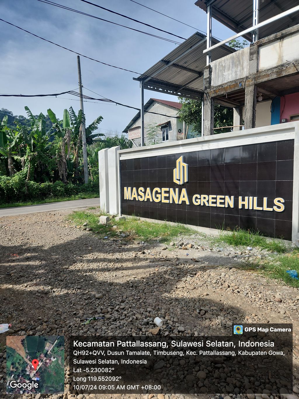 foto gerbang perumahan MASAGENA GREEN HILLS
