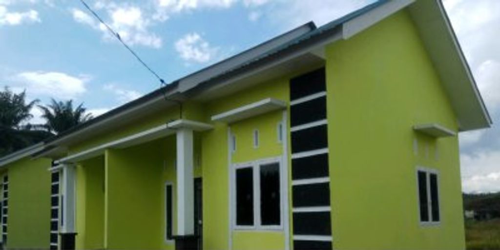 foto tampak rumah tipe 36/108 m2 perumahan PANE INDAH