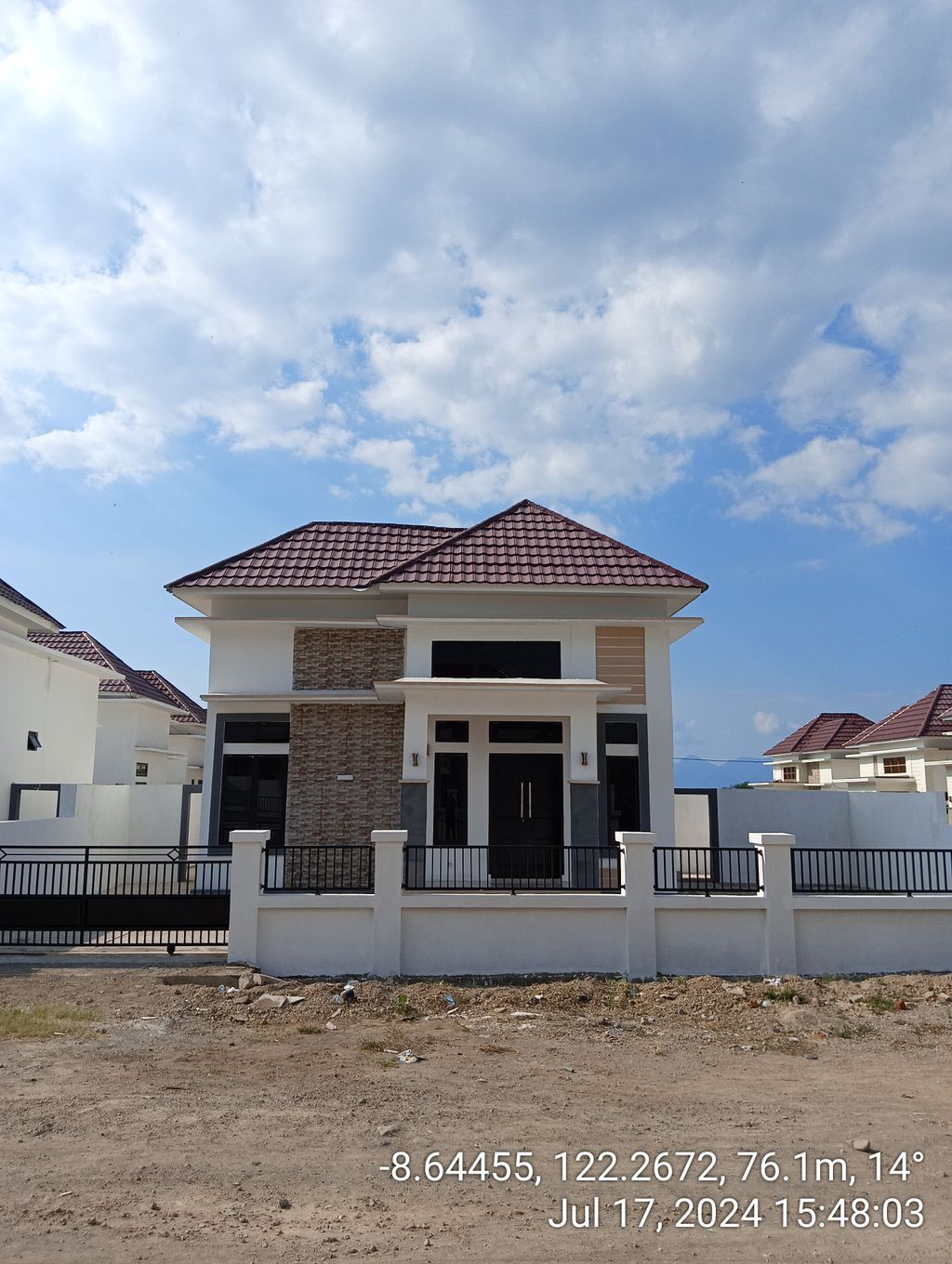 foto contoh rumah perumahan Obor Mas Residence