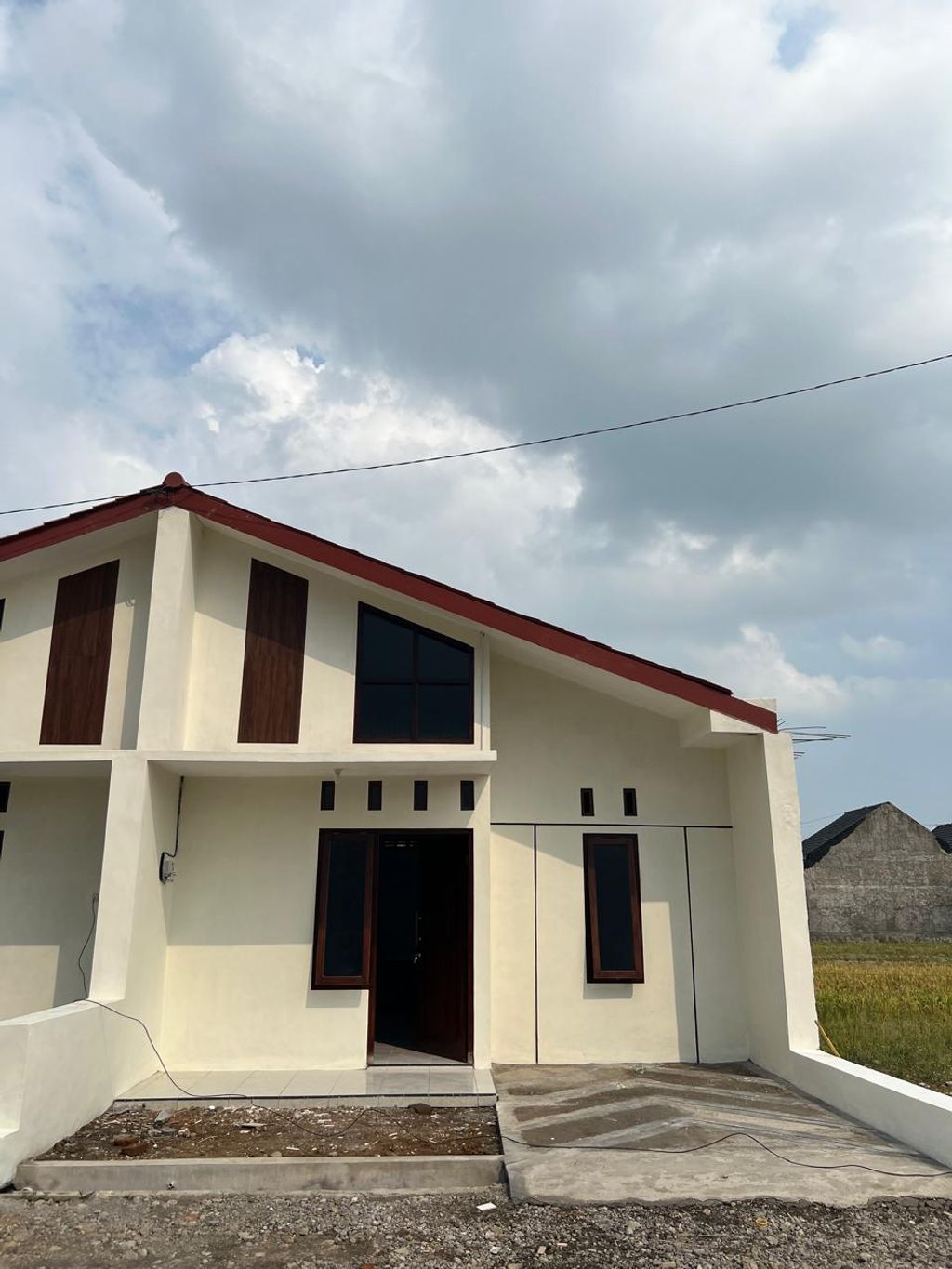 foto tampak rumah tipe 36/60 perumahan NDALEM ASRI 2