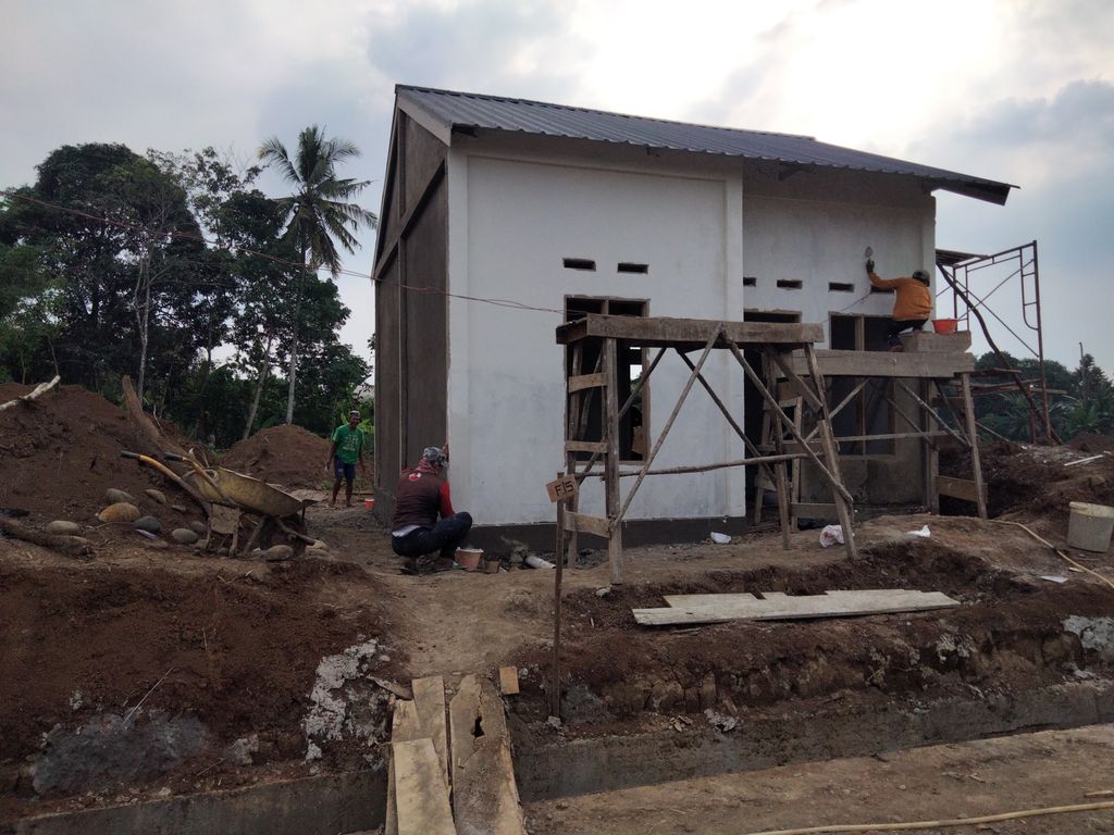 foto posisi tengah perumahan HASANAH 2 RESIDENCE