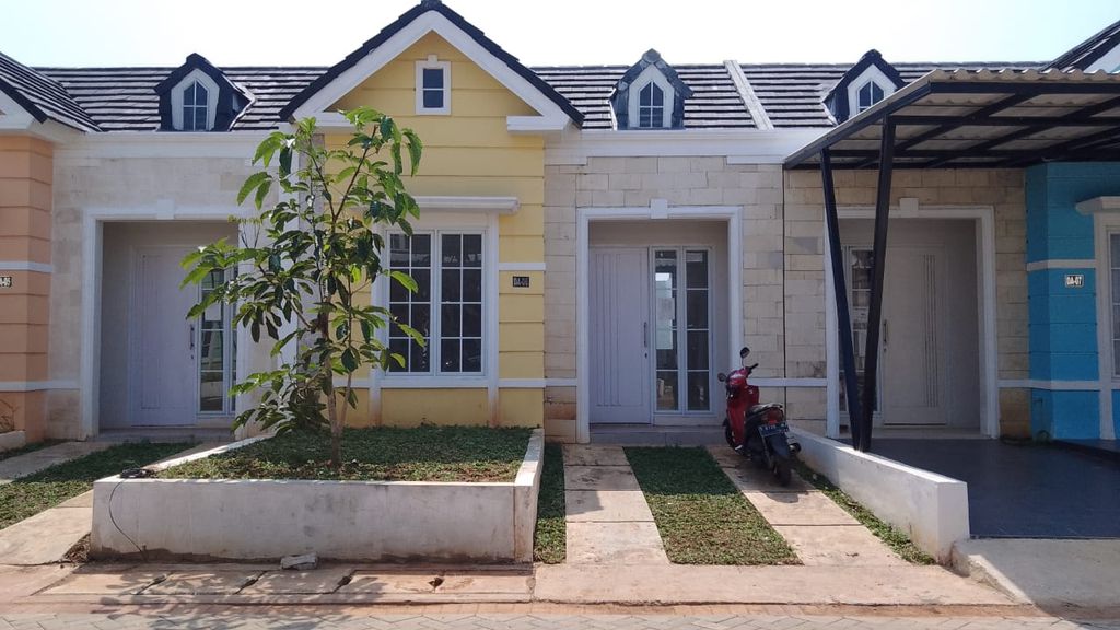 foto tampak rumah tipe 36/91 perumahan BRITANIA BEKASI (TAHAP 2)