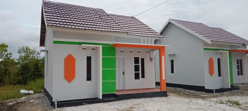 foto contoh rumah perumahan Banua Asri Talawang