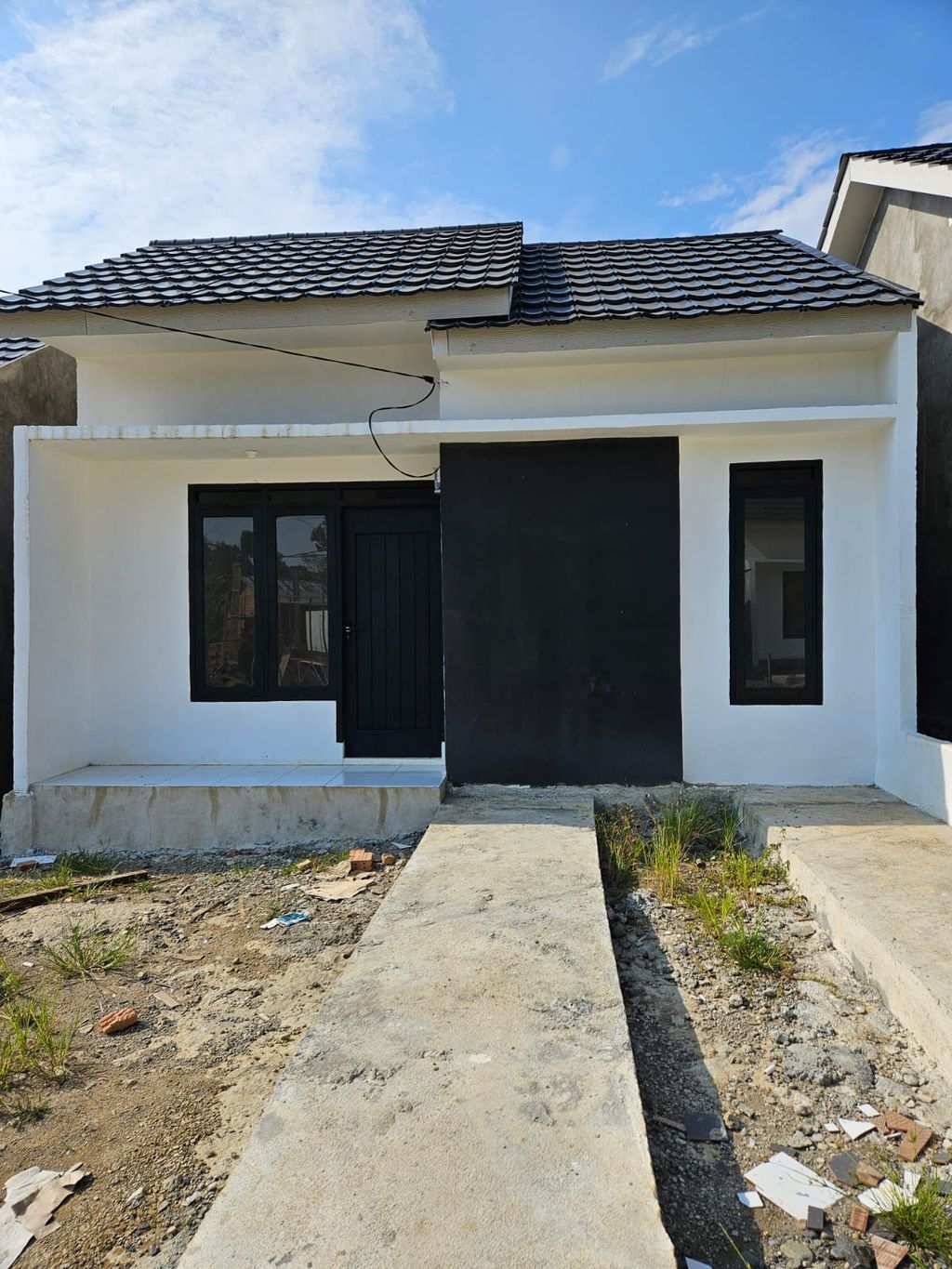 foto tampak rumah tipe 36 perumahan AUSHAFA RESIDENCE