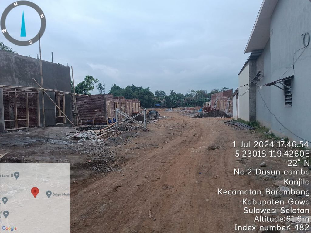 foto contoh rumah perumahan JANA VISTA BAROMBONG