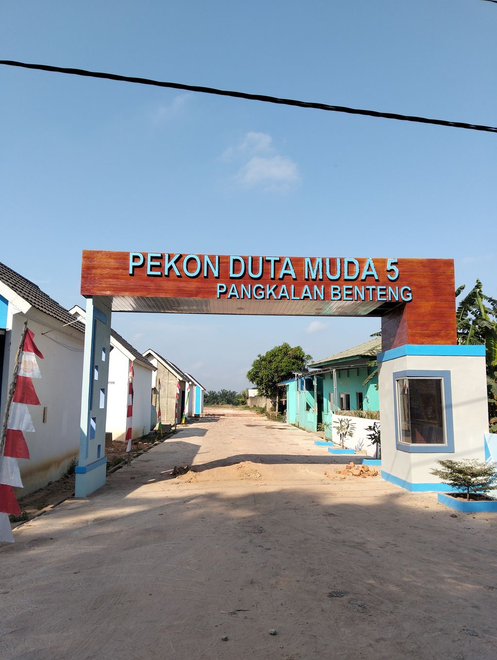 foto gerbang perumahan PEKON DUTA MUDA 5