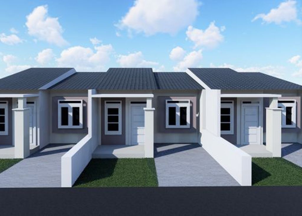 foto tampak rumah tipe 30/72 perumahan PESONA CICALENGKA RESIDANCE