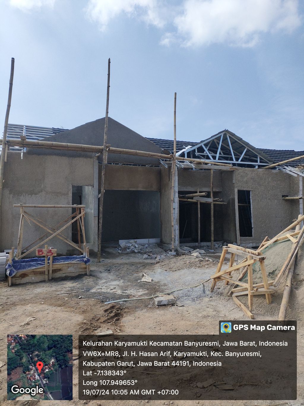 foto contoh rumah perumahan Green Karyamukti