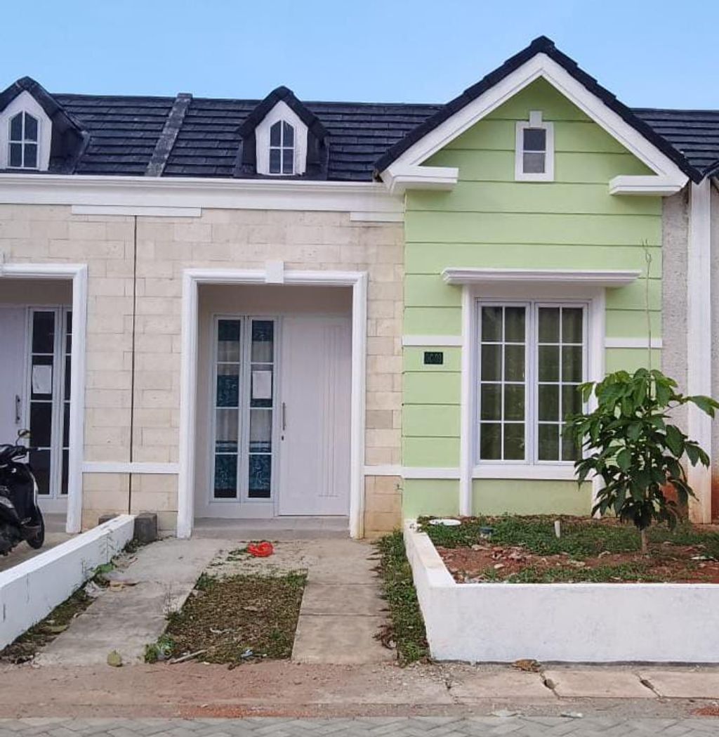 foto tampak rumah tipe 36/107 perumahan BRITANIA BEKASI (TAHAP 2)
