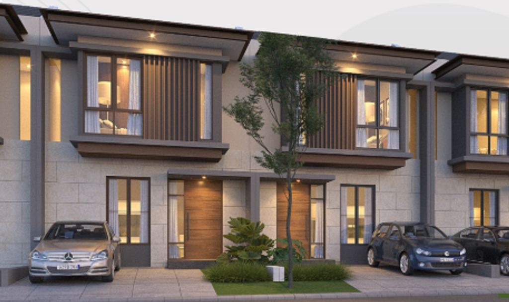 foto tampak rumah tipe Aster 1 perumahan CitraGarden Panam