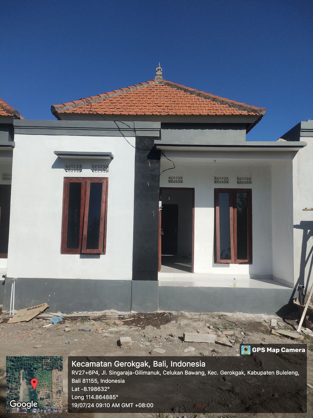 foto tampak rumah tipe 36 ( finishing) perumahan Perumahan Utama Gemilang