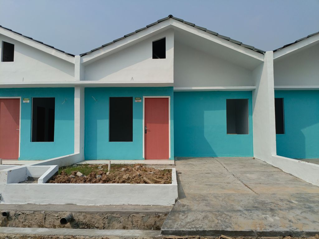 foto tampak rumah tipe KOTA PELANGI perumahan PERUMAHAN KOTA PELANGI