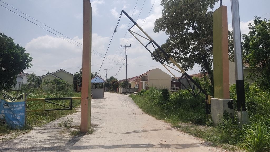 foto gerbang perumahan Green Humaira