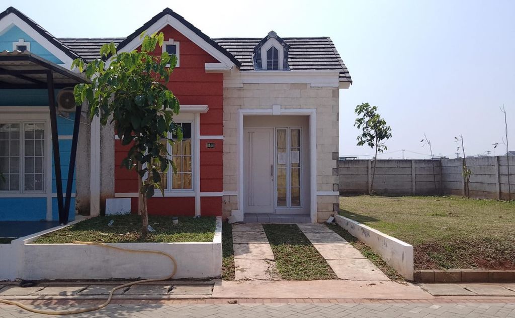 foto tampak rumah tipe 36/114 perumahan BRITANIA BEKASI (TAHAP 2)