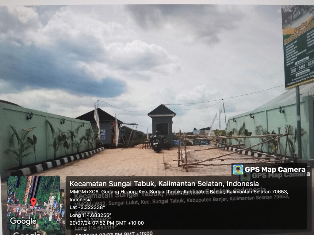 foto gerbang perumahan VILLA ASMAN MAHALINI