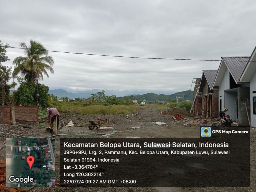 foto posisi tengah perumahan PAMMANU RESIDENCE